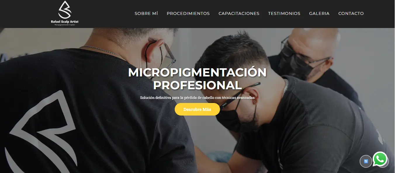 Micropigmentación Rafa - Sitio institucional